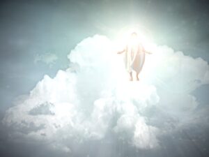 Christus op een wolk
